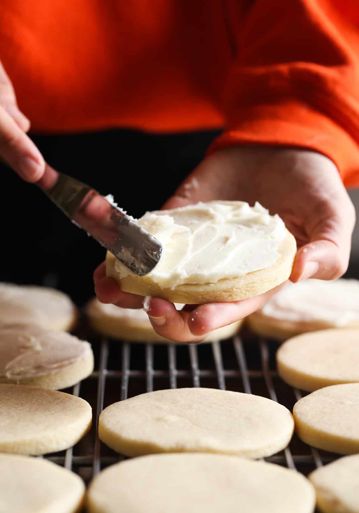 Coconut Snowman Cookies