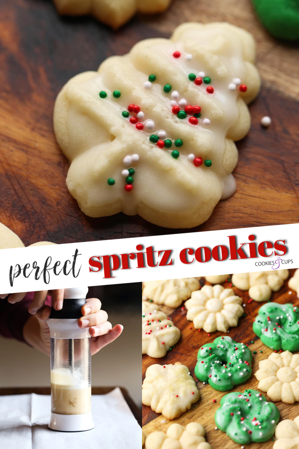 spritz cookies pinterest image