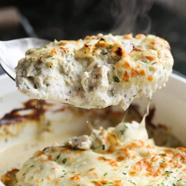 Cheesy Chicken and Artichoke Bake | Easy LOW CARB Dinner