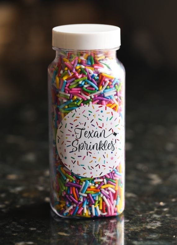 Half Pound Sprinkle Cookies