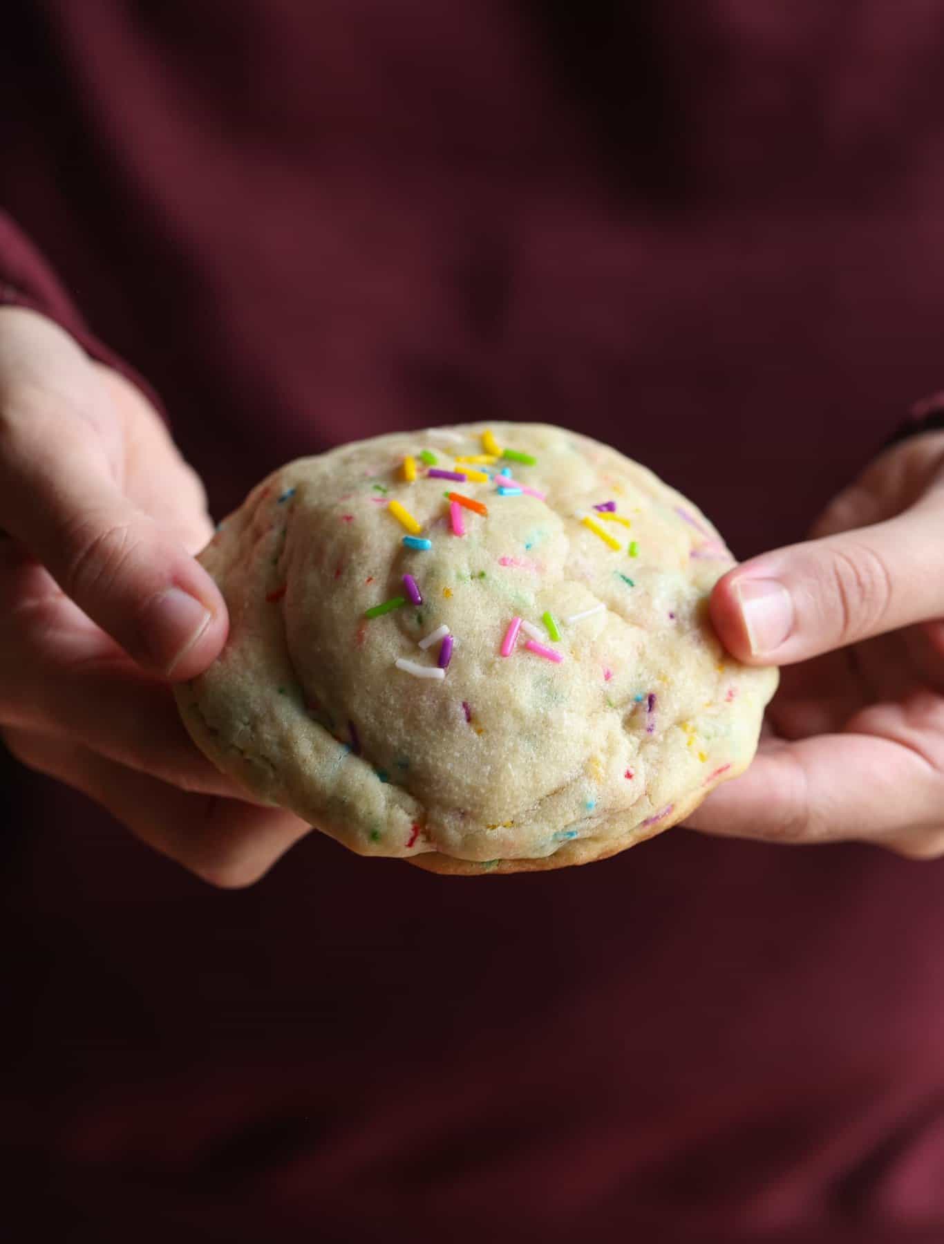 HUGE Half Pound Sprinkle Cookies! Cookies and Cups