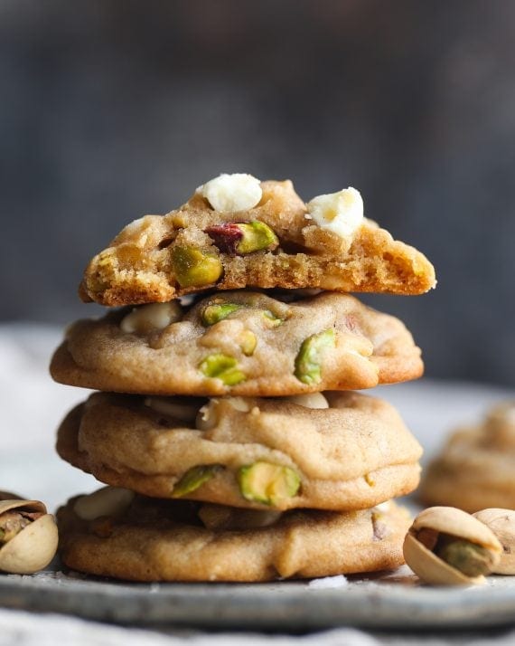 Salted Honey Pistachio Cookies Easy Homemade Cookies Recipe