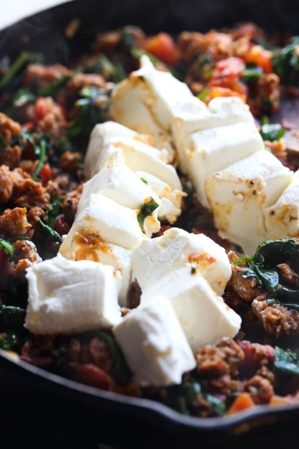 Cheesy Tuscan Sausage Dip An EASY Party Appetizer