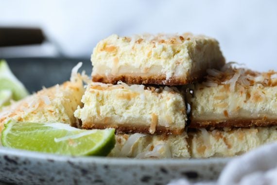 Coconut Lime Cheesecake Bars