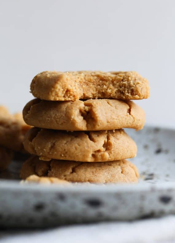 Flourless Peanut Butter Cookies Recipe | 4 Ingredient Easy Cookie Recipe