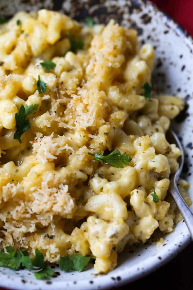 pesto mac and cheese