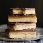 Chocolate Caramel Shortbread Bars - HOMEMADE TWIX