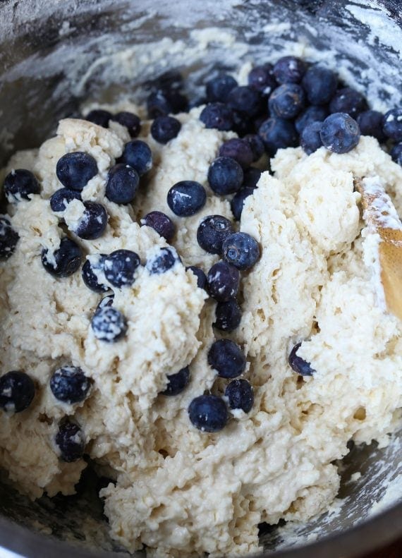 Blueberry Cream Cheese Biscuits