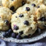 Blueberry Cream Cheese Biscuits