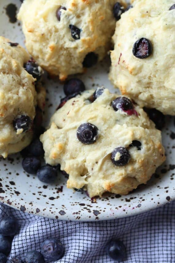Blueberry Cream Cheese Biscuits Recipe | Easy Homemade Biscuits