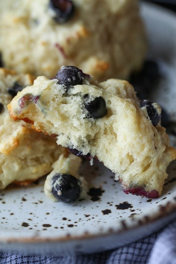 Blueberry Cream Cheese Biscuits