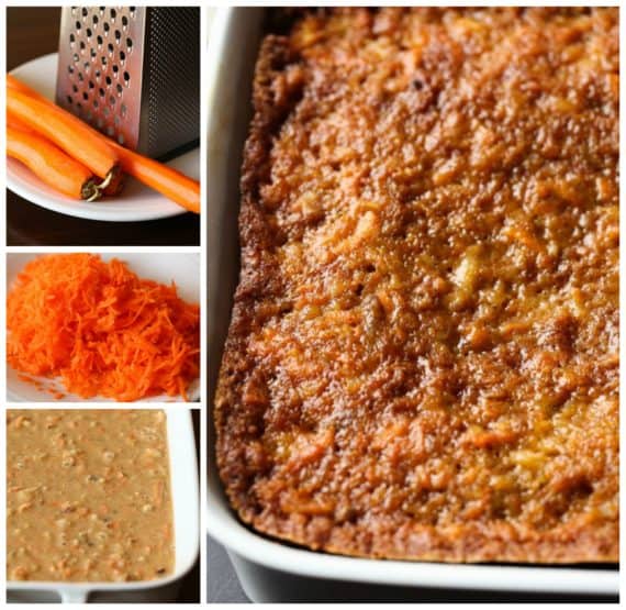 Toutes les étapes pour préparer un gâteau aux carottes