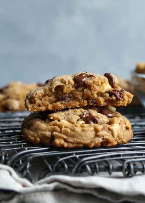 Easy Salted Toffee Cashew Cookies Best Cookie Recipes