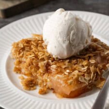 Easy Baked Apple Dump Cake - Sizzling Eats