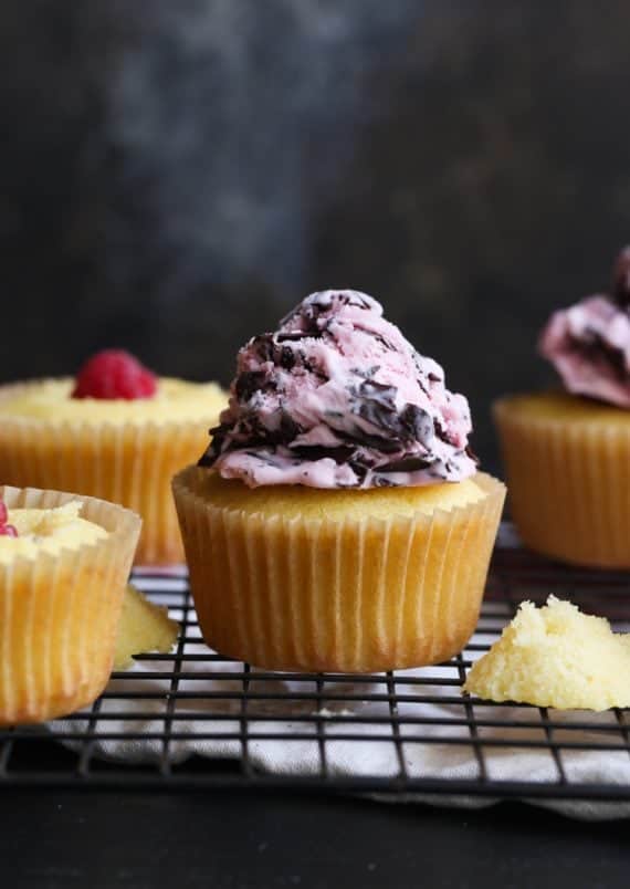 Baked Alaska Cupcakes