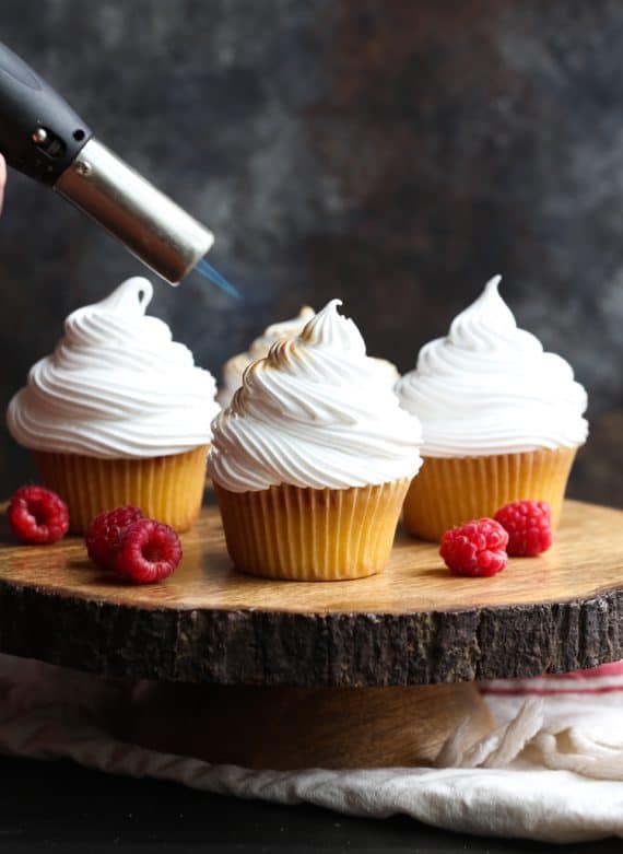 Baked Alaska Cupcakes