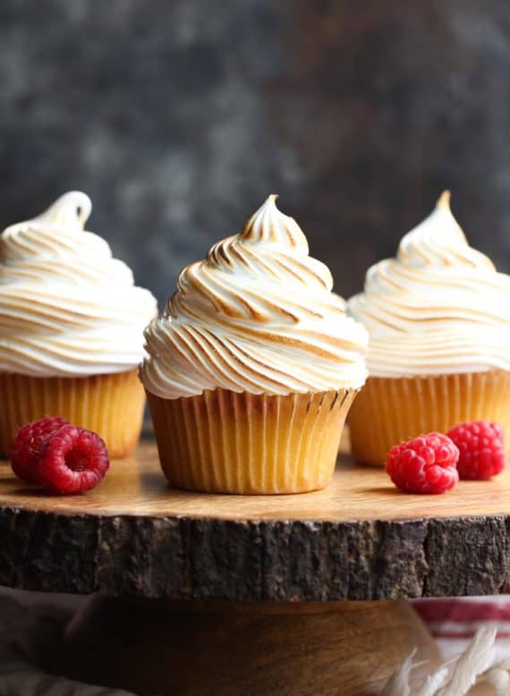 Baked Alaska Cupcakes