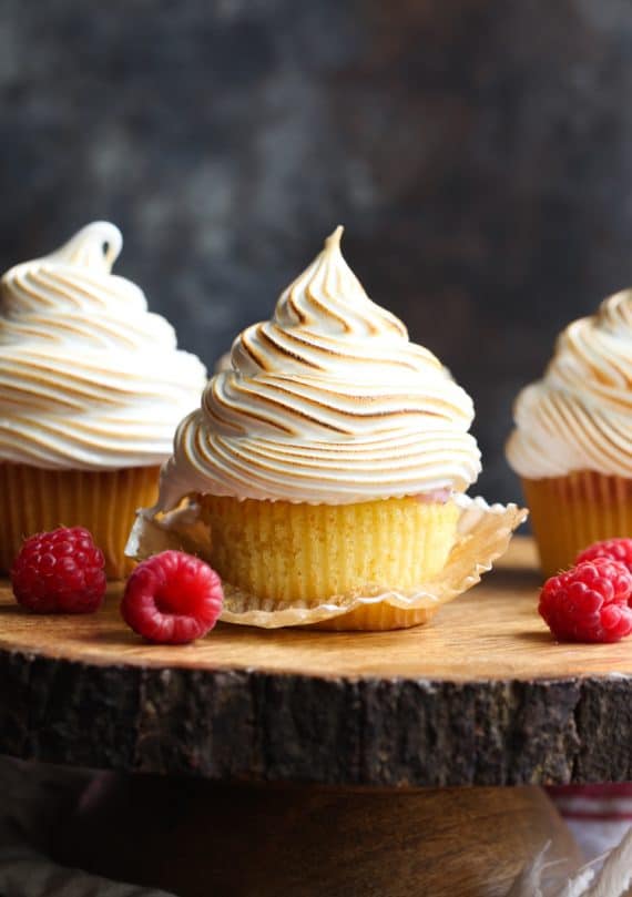 Baked Alaska Cupcakes