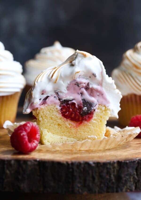 baked alaska cupcakes