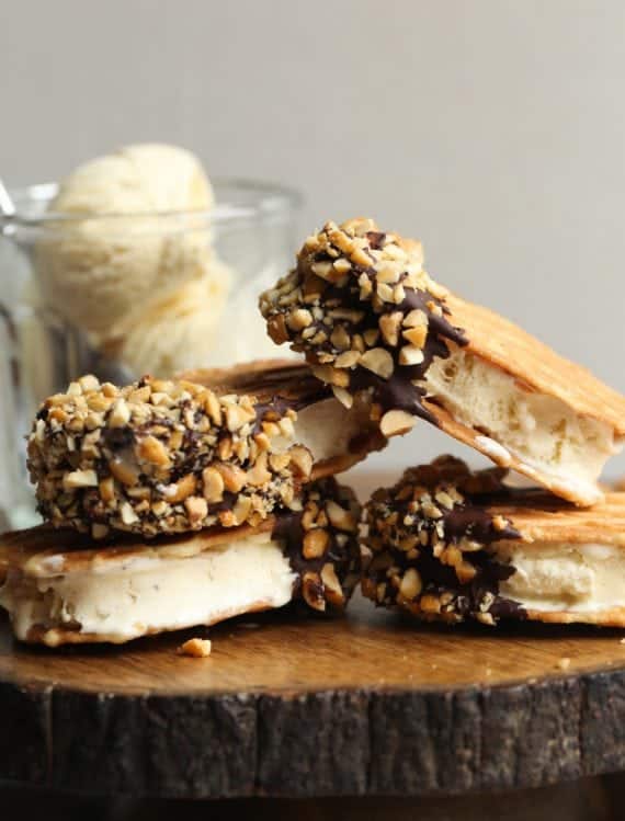 Drumstick Ice Cream Sandwiches