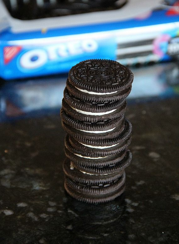 Image of Stacked Oreo Cookies