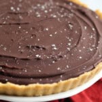No Bake Twix Pie after being chilled