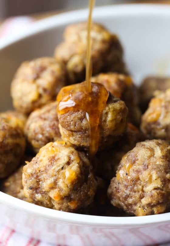 Easy Breakfast Meatballs | Cookies and Cups