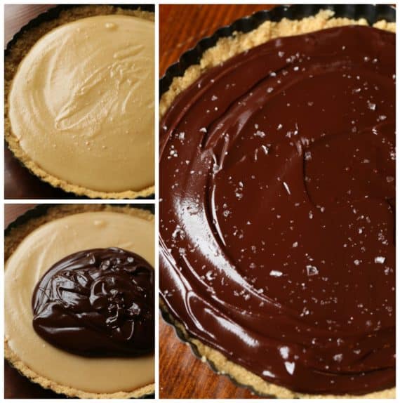 No Bake Twix Pie