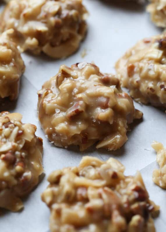 No Bake Coconut Praline Cookies