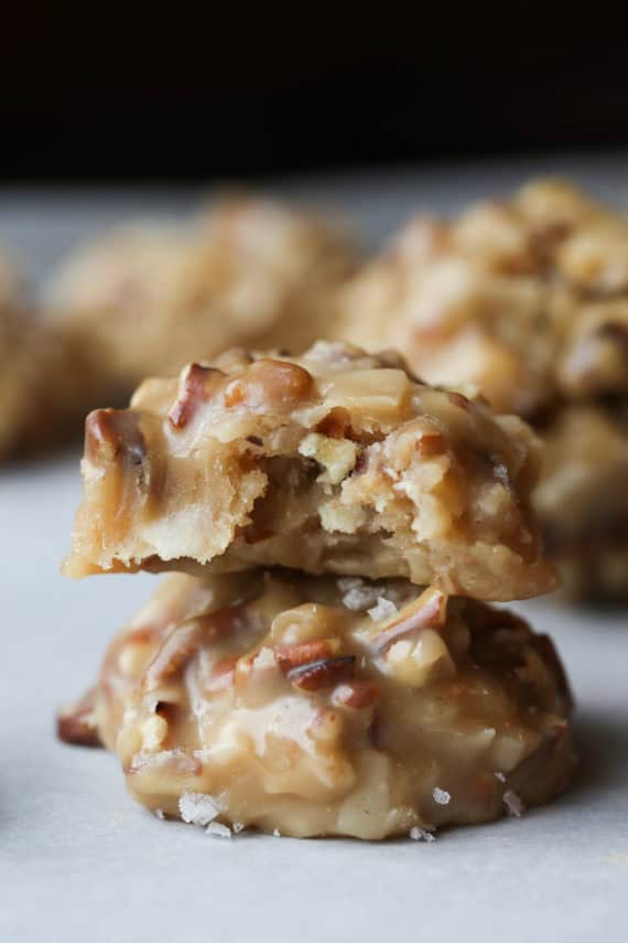 No Bake Coconut Praline Cookies | Easy & Quick Coconut Cookie Recipe