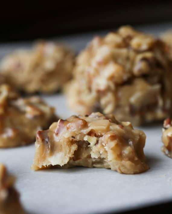 No Bake Coconut Praline Cookies | Easy & Quick Coconut Cookie Recipe