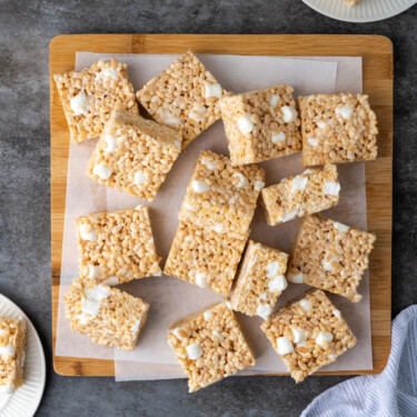 The Perfect Rice Krispie Treat Recipe | Cookies and Cups