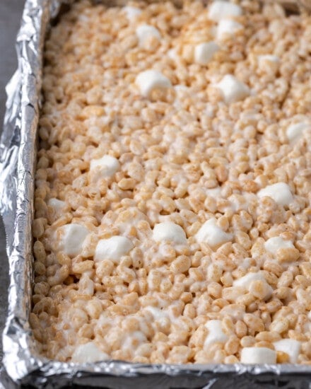 The Perfect Rice Krispie Treat Recipe | Cookies and Cups