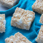 An Easy Rice Krispie Treats Recipe with extra marshmallows!
