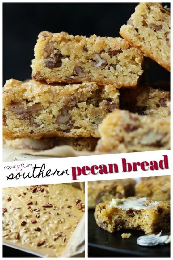Easy Southern Pecan Bread Recipe | Cookies and Cups