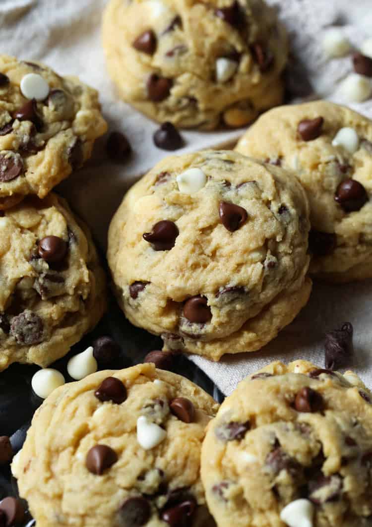 Triple Chocolate Chunk Cookies - I Heart Naptime