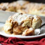 Apple Crumb Cinnamon Rolls