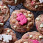 Carnival Cookies are soft sprinkle cookies loaded with chopped circus cookies and white chocolate chips