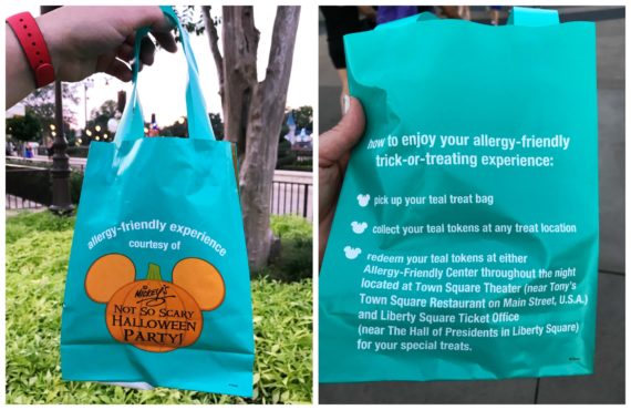 Mickey's Not So Scary Halloween Party and their allergy accommodations