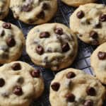 Chewy Chocolate Chip Cookies are an EASY chocolate chip cookie recipe with a special ingredient