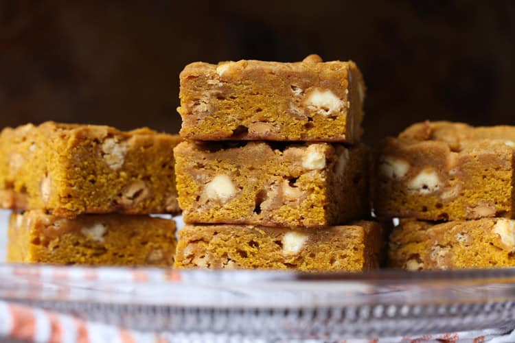 Pumpkin Blondies