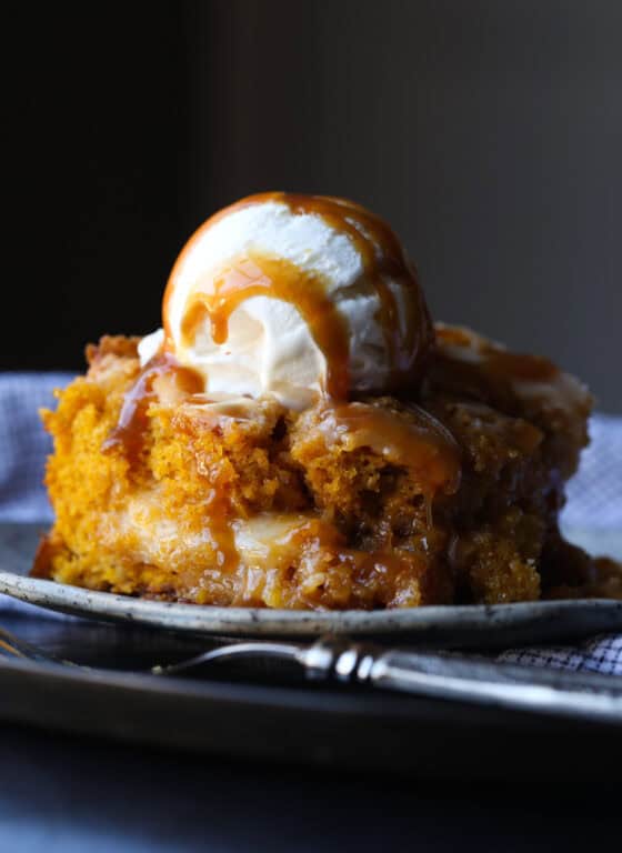 Pumpkin Earthquake Cake