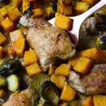 Easy Dijon Maple Sheet Pan Chicken | Chicken Thighs Dinner Recipe