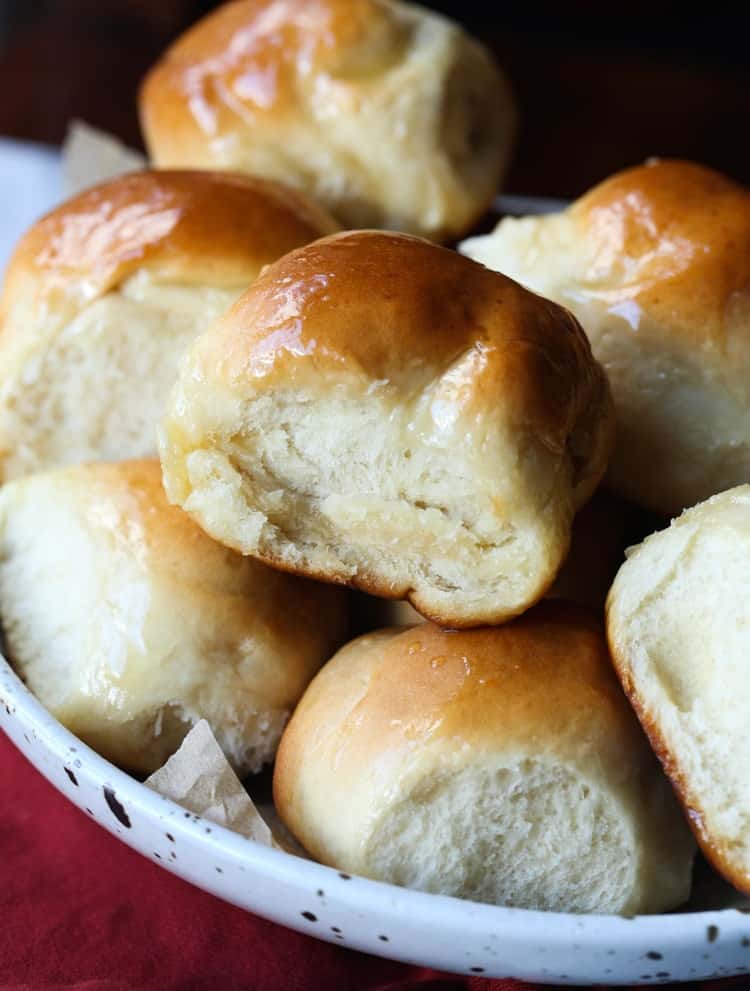 World's BEST Homemade Rolls Recipe - Oh Sweet Basil