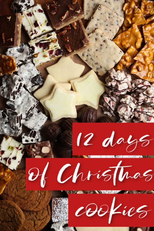 12 days of christmas cookies