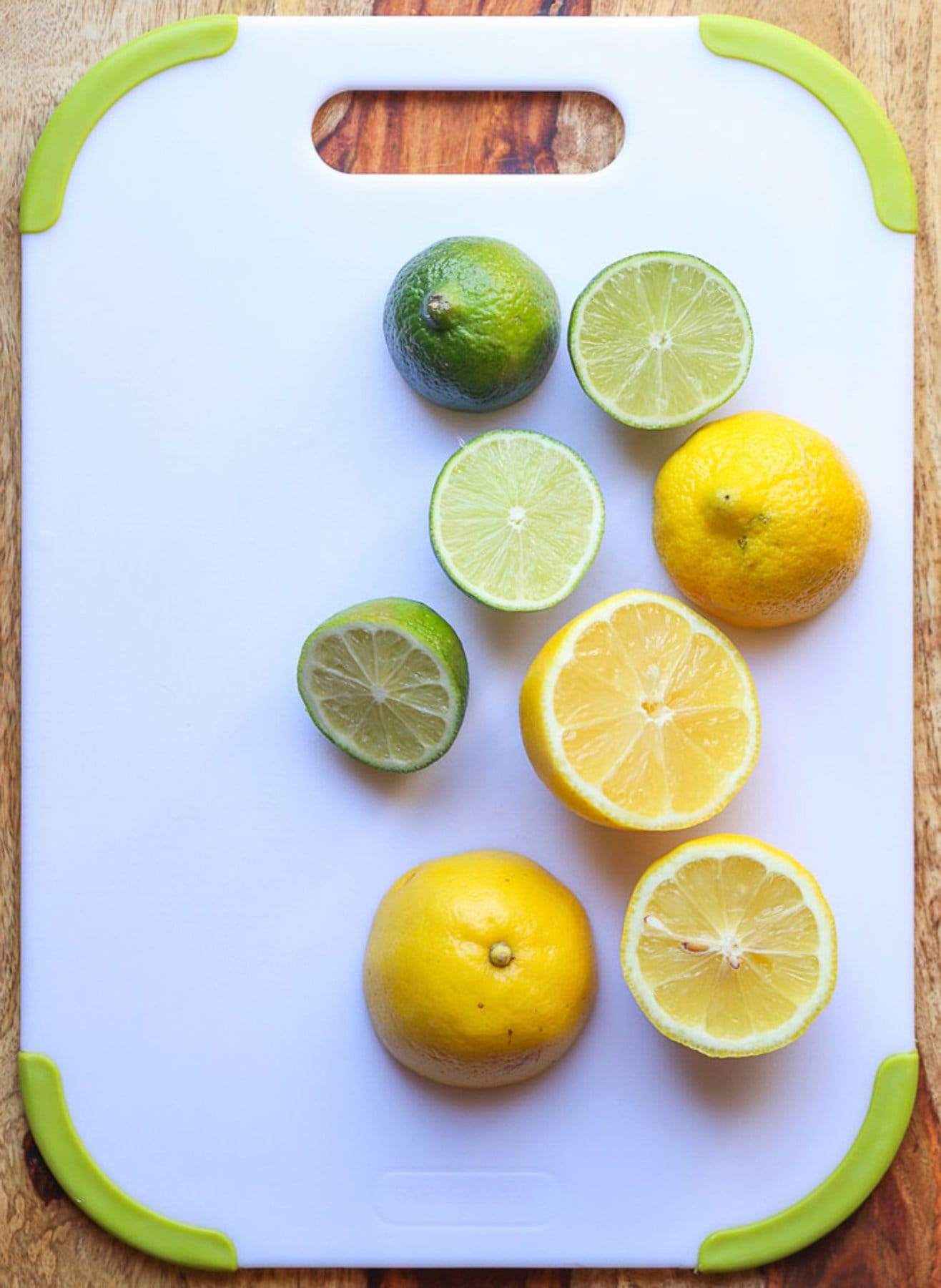 Lemons and Limes chopped in half