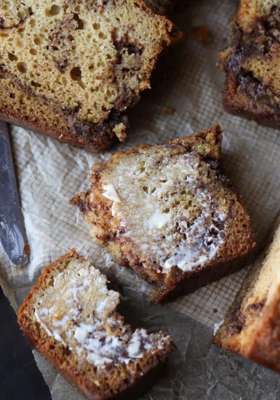 Buttery Cinnamon Swirl Bread recipe is a quick cake recipe