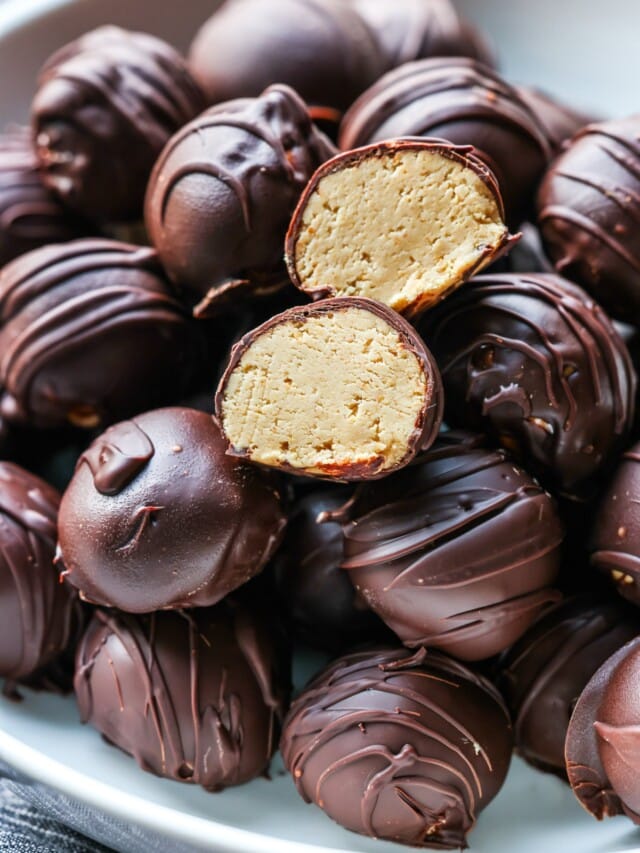 Peanut Butter Balls - Cookies and Cups