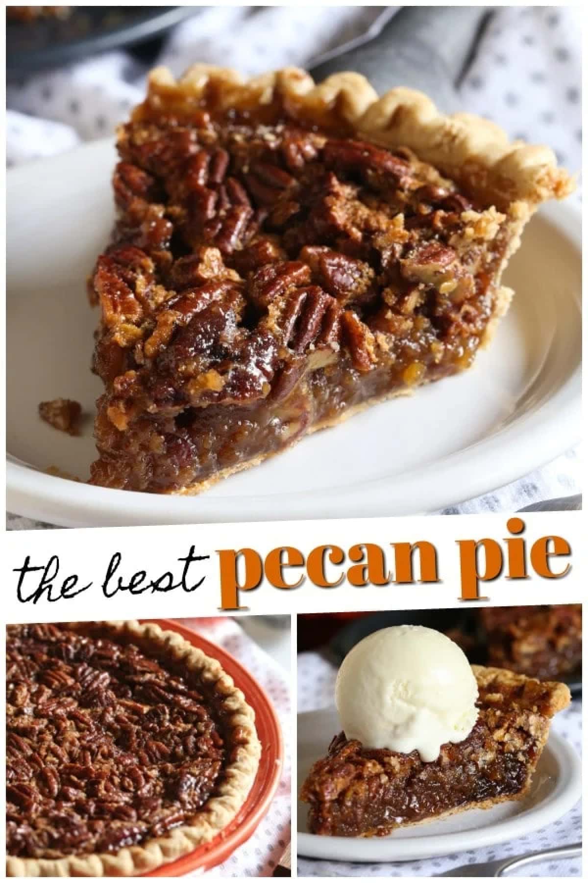 Pecan Pie Pinterest Image Collage