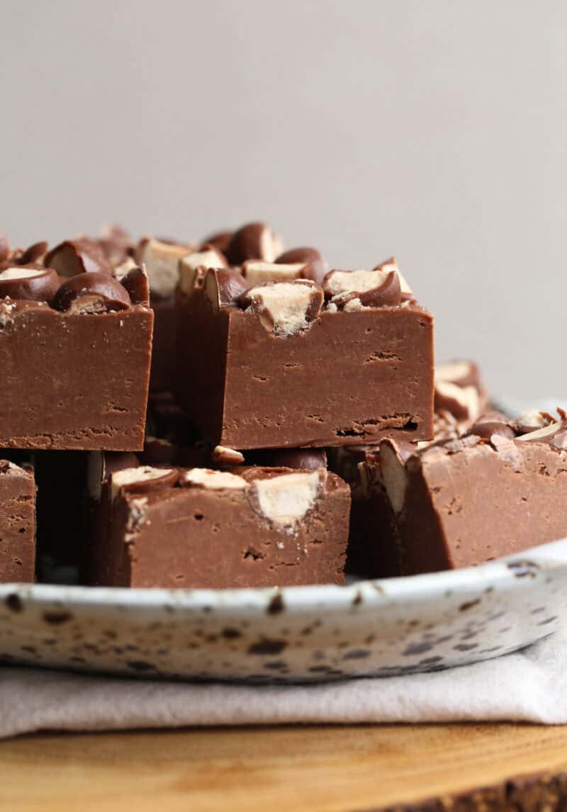 malted milk fudge
